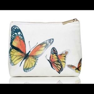 NWOT Jane Iredale Monarch Butterfly Cosmetic Bag